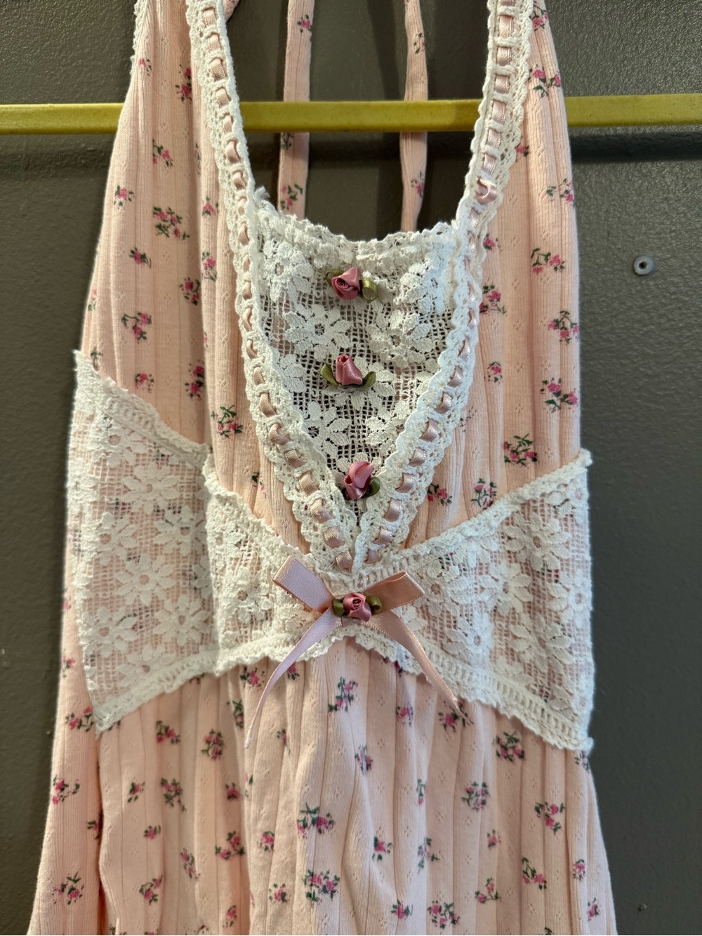Rose Jam Floral Lace Mini Dress - Picture 5 of 11